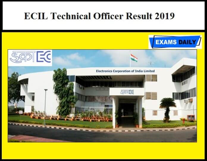 ecil technician officer result