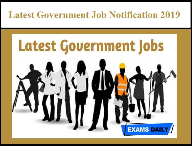 govt jobs 2019