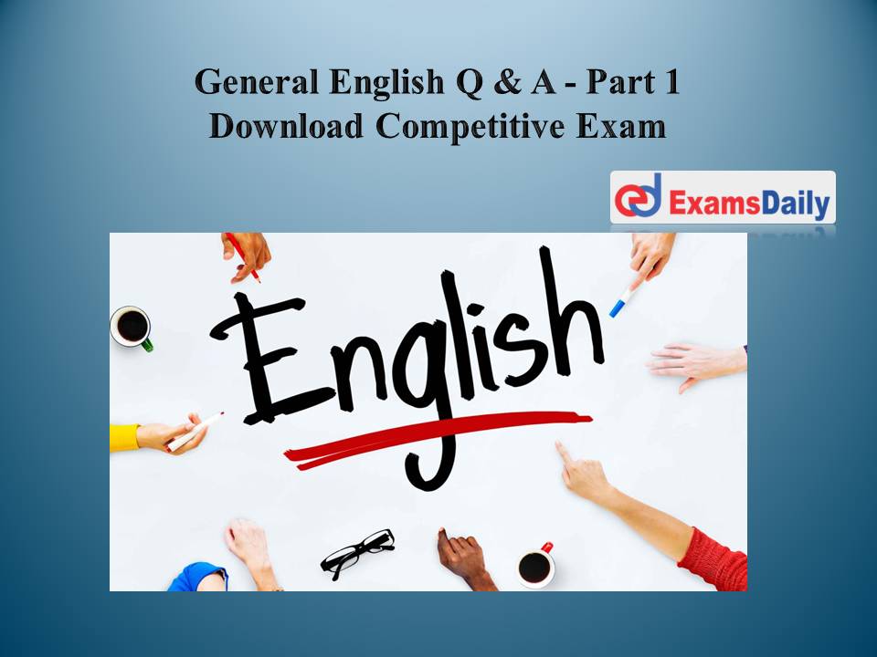 General English Q & A