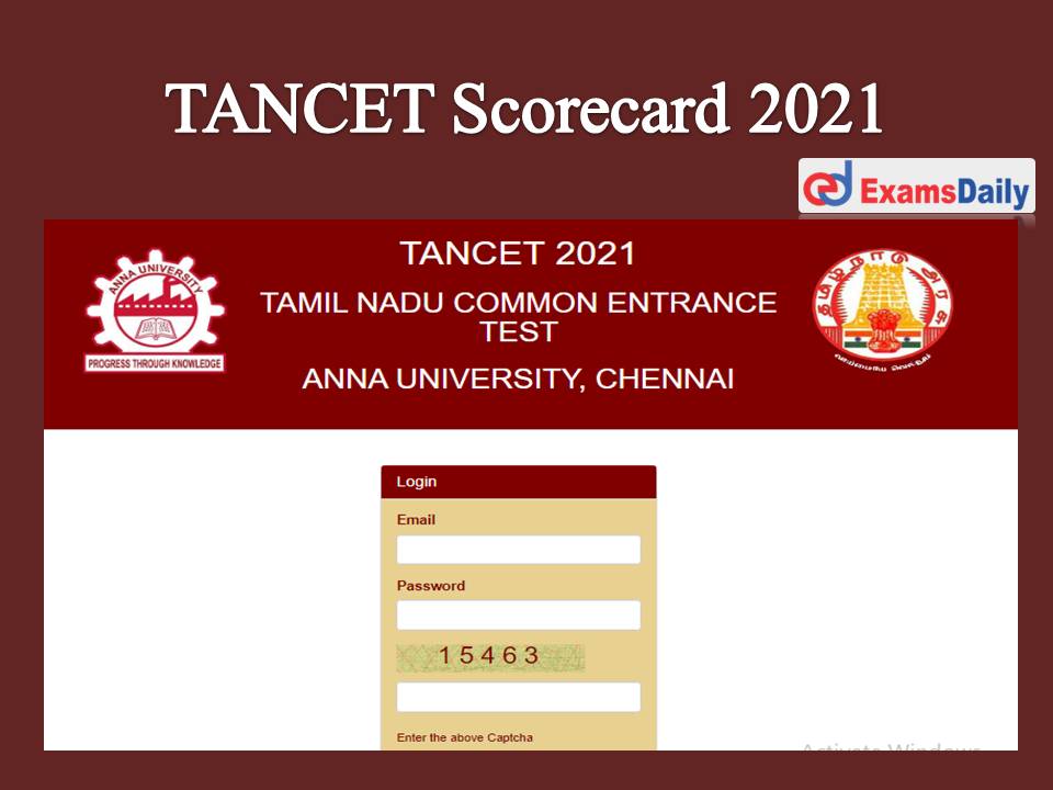 TANCET Scorecard 2021