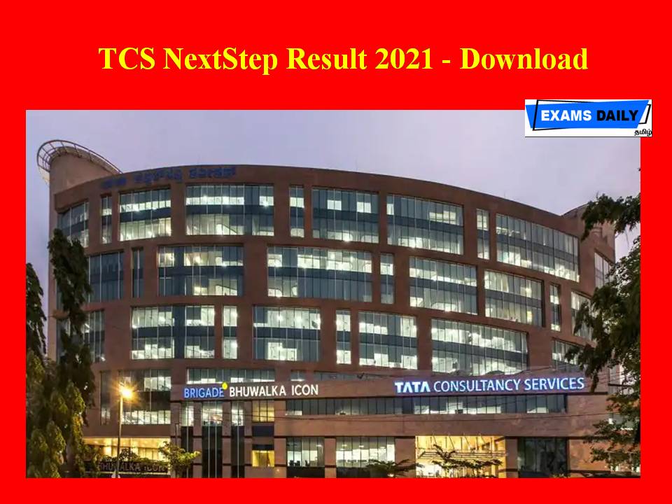 TCS Nextstep Result 2021 - Download