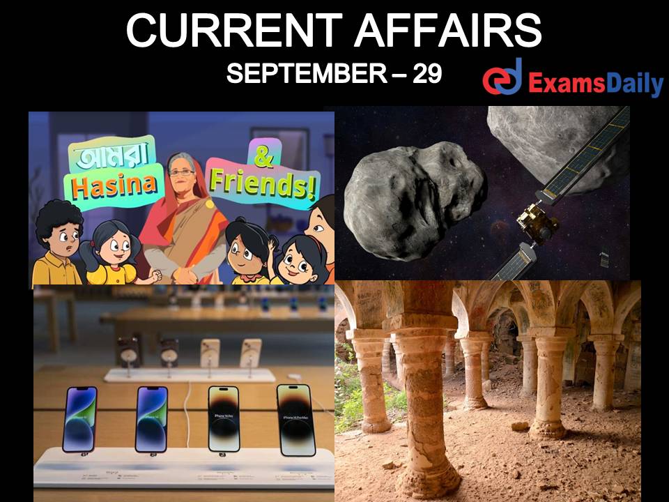 Current Affairs – 29th September 2022