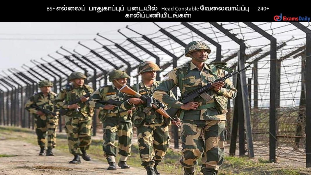 BSF ??????? ???????????? ??????? Head Constable ???????????? - 240+ ?????????????????! BSF ??????? ???????????? ??????? Head Constable ???????????? - 240+ ?????????????????!