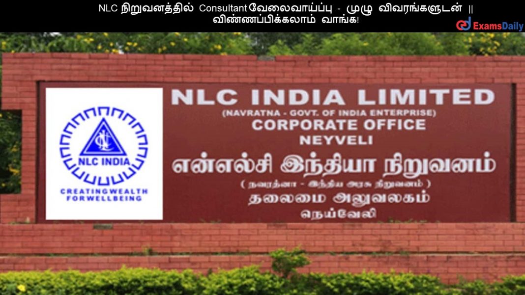 NLC ???????????? Consultant ???????????? - ???? ???????????? || ???????????????? ?????!
