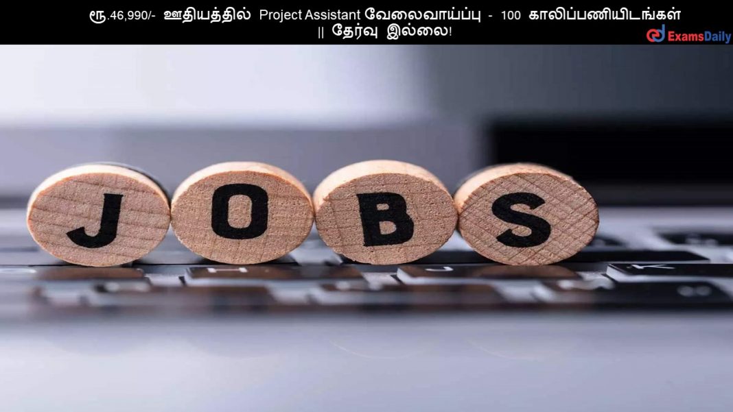 ??.46,990/- ?????????? Project Assistant ???????????? - 100 ????????????????? || ?????? ?????!