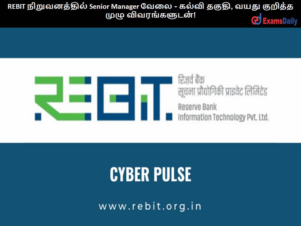 REBIT ???????????? Senior Manager ???? - ????? ?????, ???? ??????? ???? ????????????! REBIT ???????????? Senior Manager ???? - ????? ?????, ???? ??????? ???? ????????????!