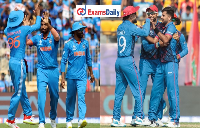 IND vs AFG CWC 2023 Updates: ?????? ????? ?????? ??????.. ????????????? 273 ?????? ?????? IND vs AFG CWC 2023 Updates: ?????? ????? ?????? ??????.. ????????????? 273 ?????? ??????