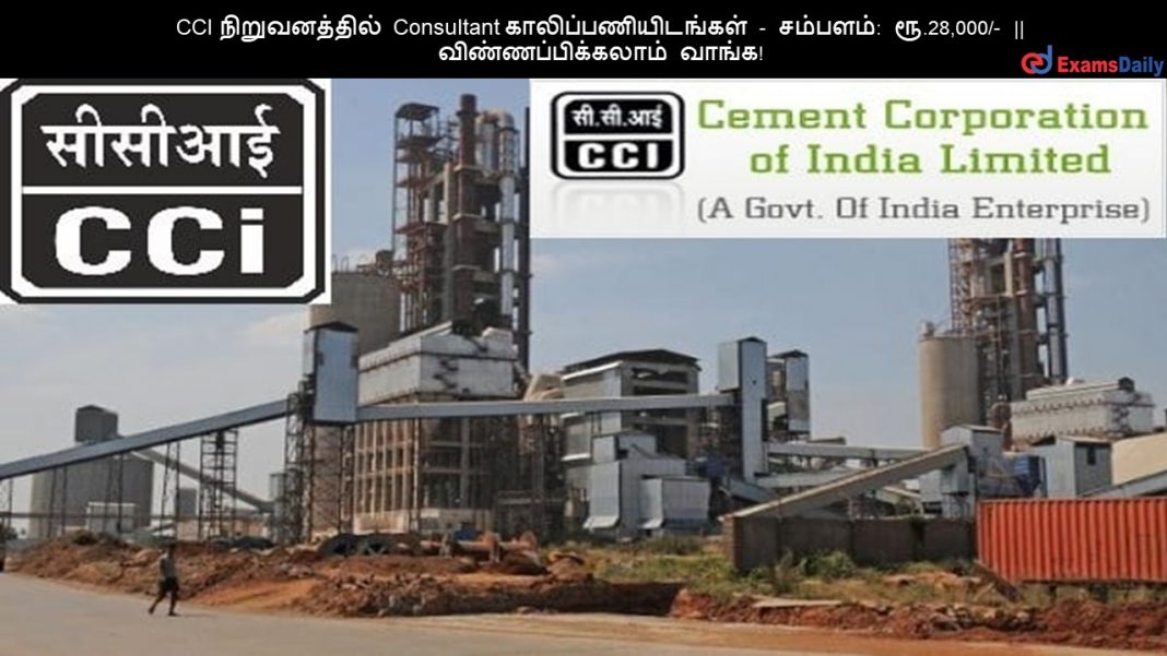 CCI ???????????? Consultant ????????????????? - ???????: ??.28,000/- || ???????????????? ?????!