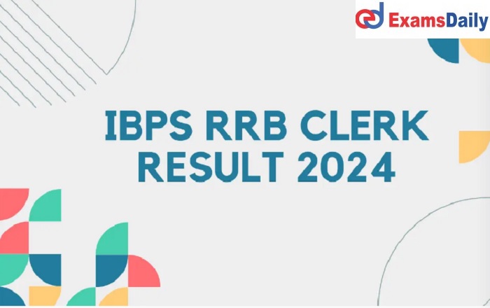 IBPS RRB CLERK RESULT