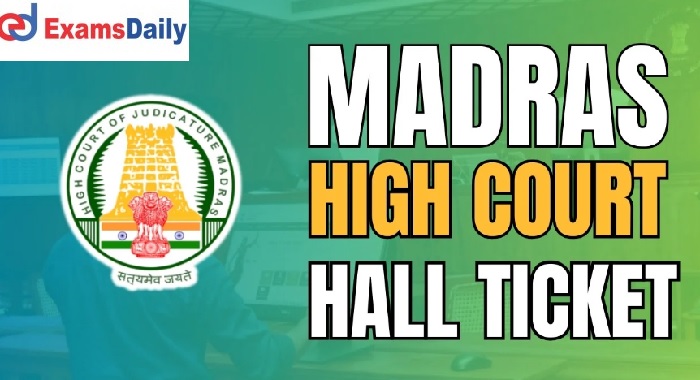 MADRAS HIGH COURT ADMIT CARD (1)