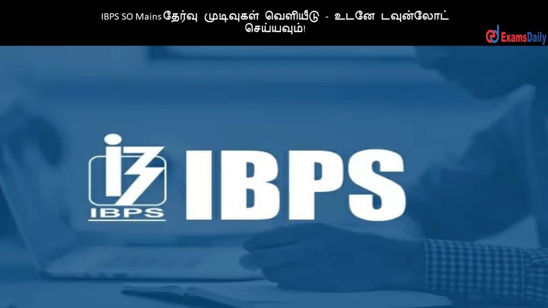 IBPS SO Mains