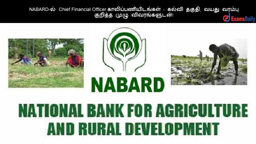 NABARD-?? Chief Financial Officer ????????????????? - ????? ?????, ???? ?????? ??????? ???? ????????????!
