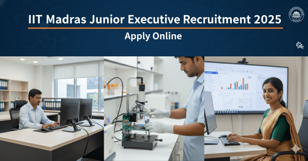 IIT Madras ஜூனியர் எக்சிக்யூட்டிவ் ஆட்கள் ஆட்சேர்ப்பு 2025 – ஆன்லைனில் விண்ணப்பிக்கவும்