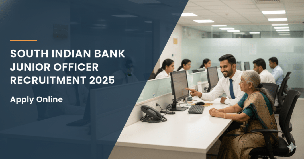 South Indian Bank Junior Officer Recruitment 2025 – ஆன்லைனில் விண்ணப்பிக்கவும்