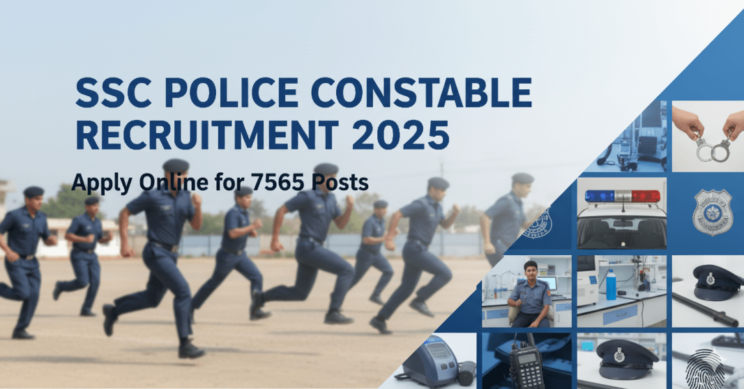 SSC மத்திய பணியாளர்கள் தேர்வு ஆணையம் வேலைவாய்ப்பு 2025 – 7565 Constable பணியிடங்கள் | மாத சம்பளம் ₹21,700 – ₹69,100