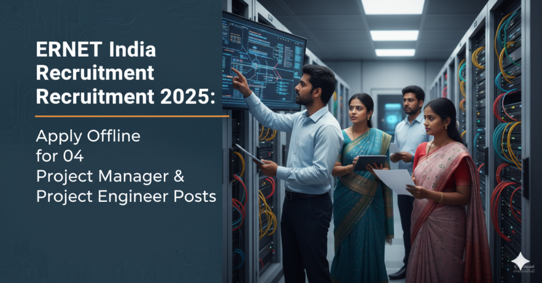 ERNET India வேலைவாய்ப்பு 2025: 4 Project Manager & Project Engineer பதவிகளுக்கு விண்ணப்பிக்க விரைவில்! ERNET India ???????????? 2025: 4 Project Manager & Project Engineer ??????????? ???????????? ????????!