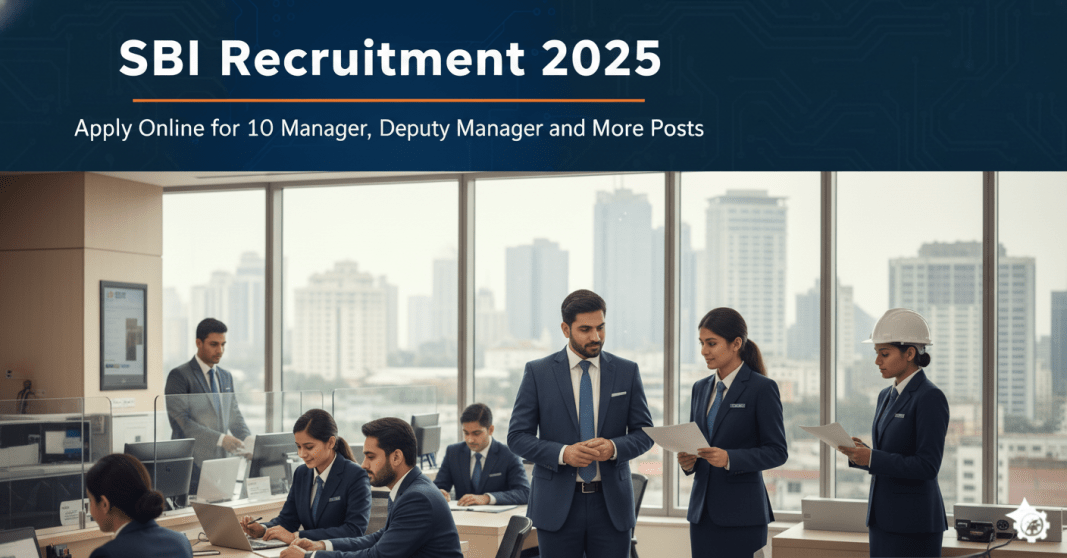 எஸ்பிஐ நிபுணத்துவ அலுவலர்கள் ஆட்சேர்ப்பு 2025 – 10 மேலாளர், துணை மேலாளர் மற்றும் பிற பணியிடங்கள் | ஆன்லைனில் விண்ணப்பிக்கவும்