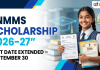 NMMS Scholarship 2026-27: Last Date Extended to September 30